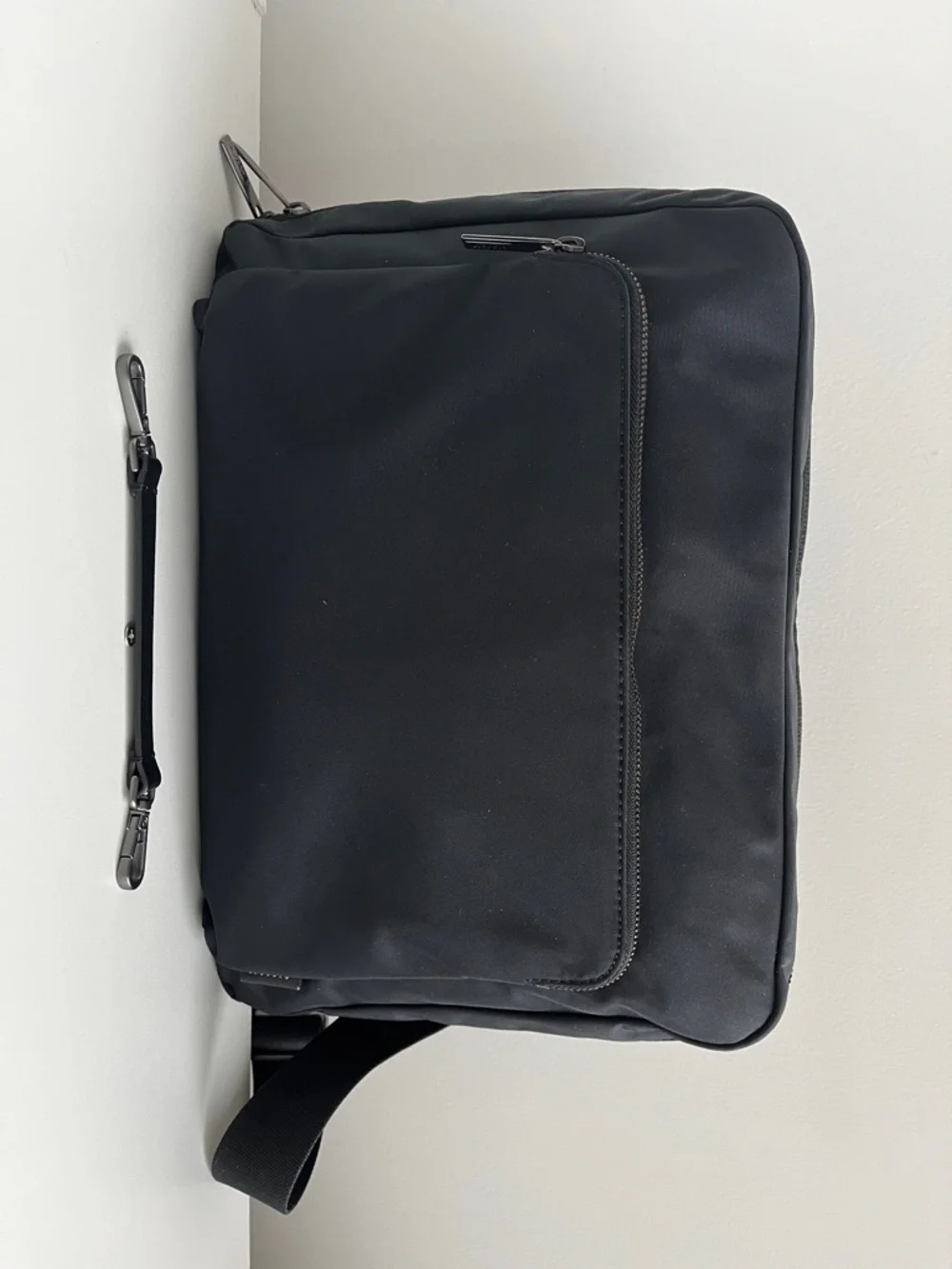 AWAY Black Crossbody Messenger Bag - Minimal Everyday Carry